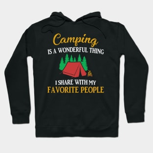 Camping Is A Wonderful Thing Hoodie